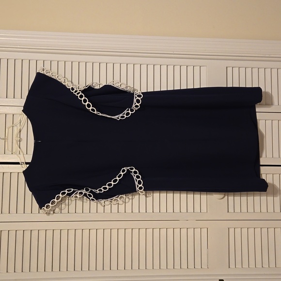 LAUNDRY By Shelli Segal Women's 16 Navy Dress - Picture 5 of 7